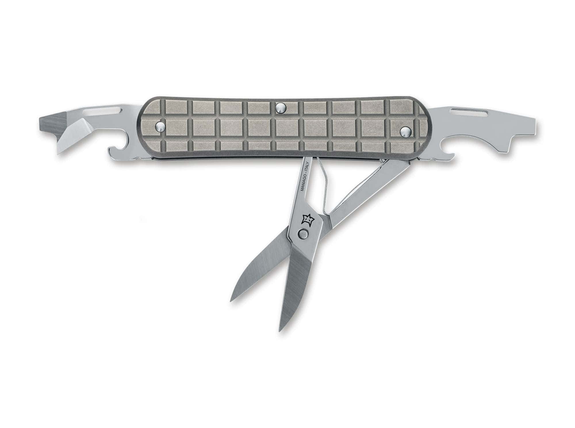 Πολυεργαλείο Fox Knives Vulpis 130-F3 Grenade Pattern Titanium | www.lightgear.gr