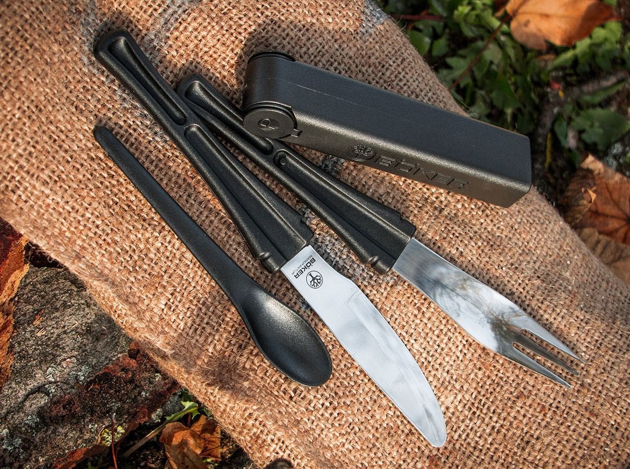 Σετ μαχαιροπίρουνο Boker Snac Pac | www.lightgear.gr