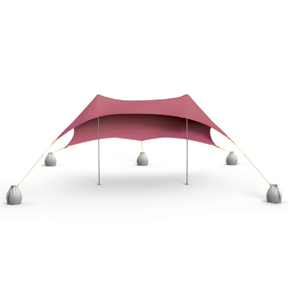 Ελαστική Τέντα Παραλίας Salty Tribe Aeolians 3x2,5m Old Rose | www.lightgear.gr