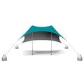 Ελαστική Τέντα Παραλίας Salty Tribe Aeolians 2x2m Teal Blackout | www.lightgear.gr