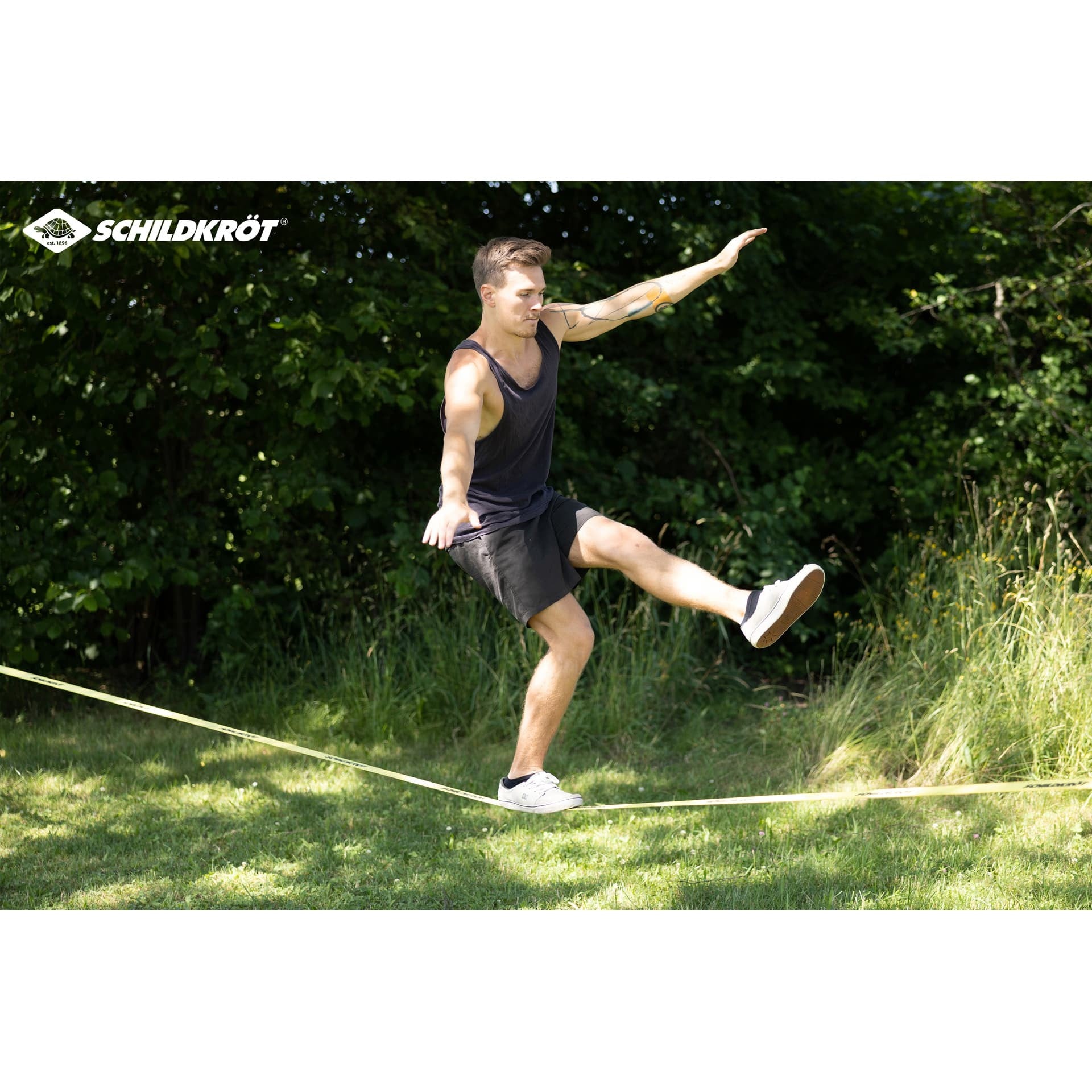 Ιμάντας Ισορροπίας Classic Slackline Schildkrot 15m | www.lightgear.gr