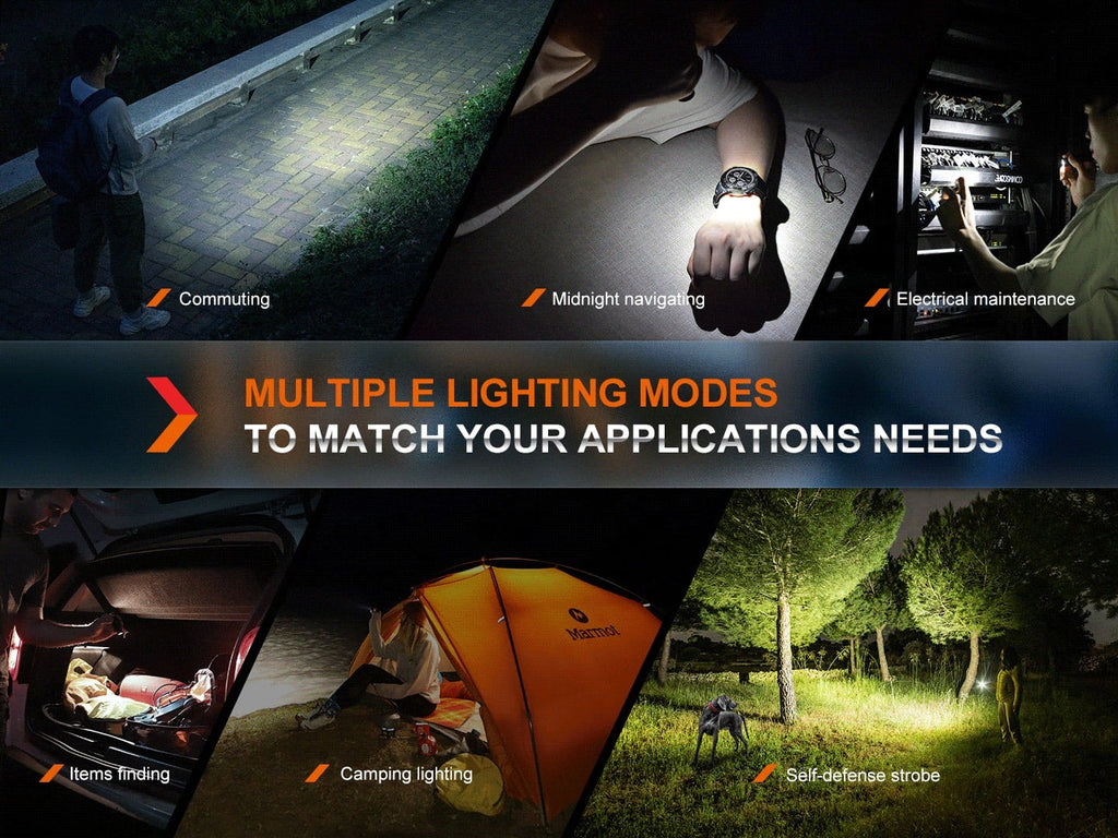 Επαναφορτιζόμενος Φακός Led Fenix E18R V2.0 | www.lightgear.gr