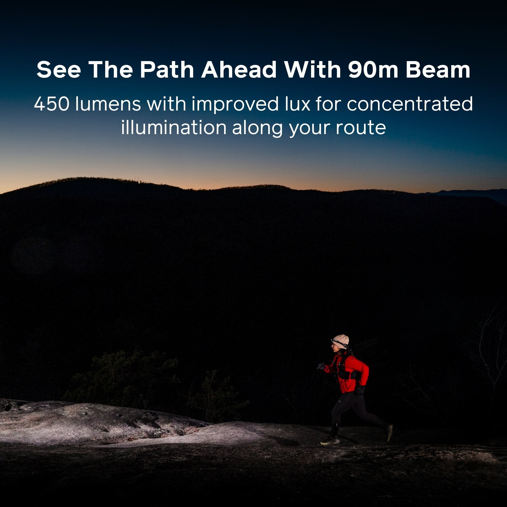 Επαναφορτιζόμενος Φακός Κεφαλής Biolite Dash 450 | www.lightgear.gr
