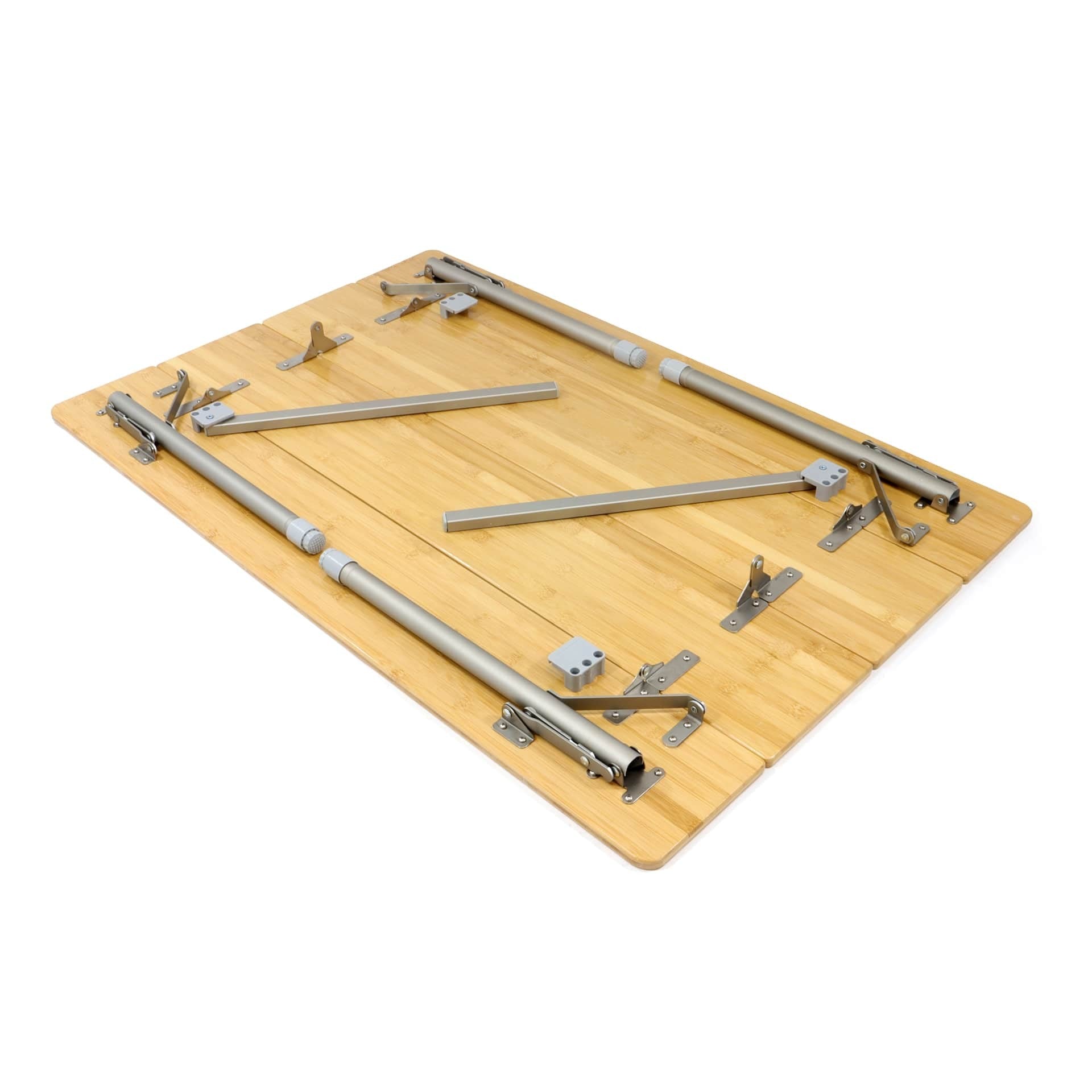 Πτυσσόμερο Τραπέζι Camping Basic Nature Bamboo 100x65cm | www.lightgear.gr