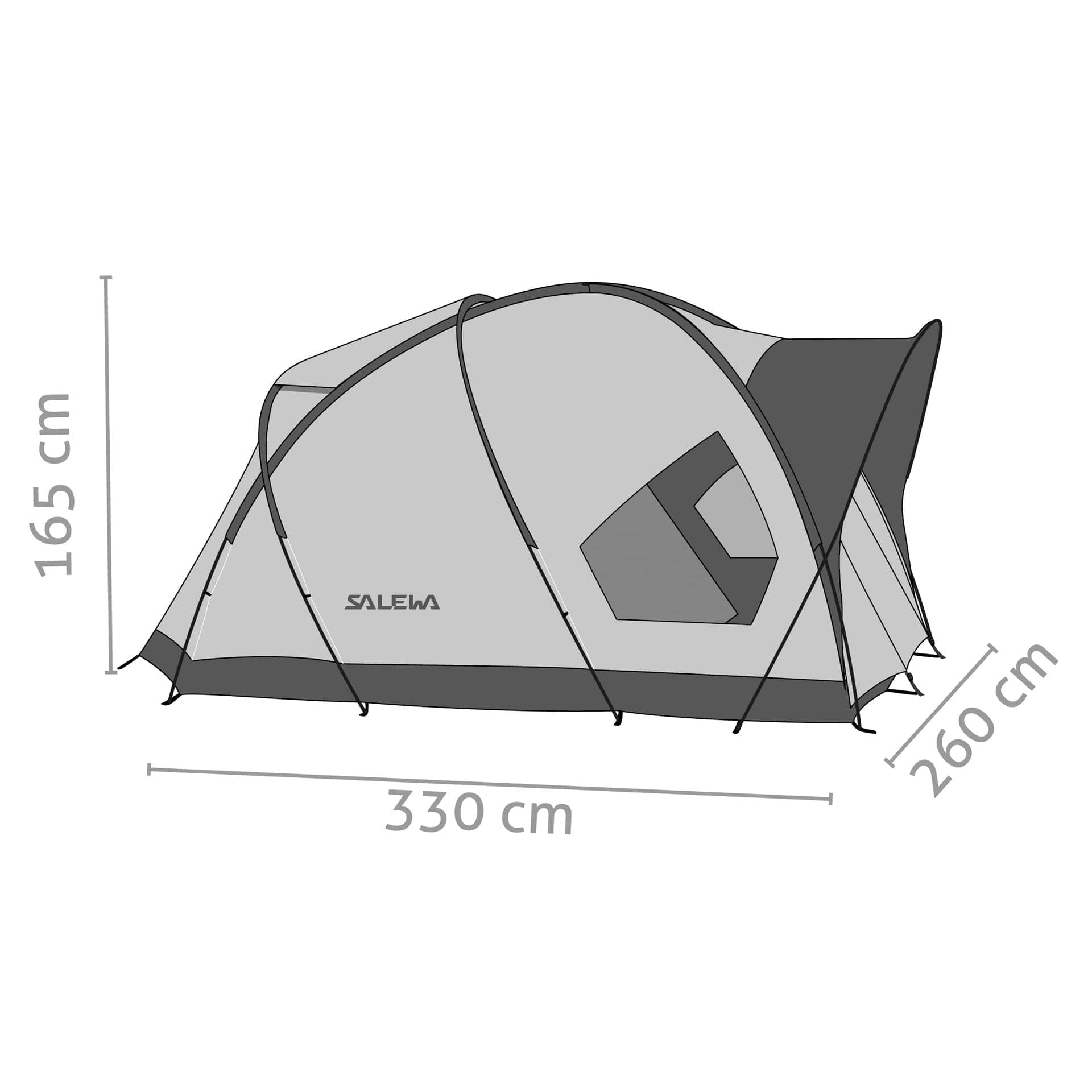 Σκηνή Salewa Alpine Hut 4 | www.lightgear.gr