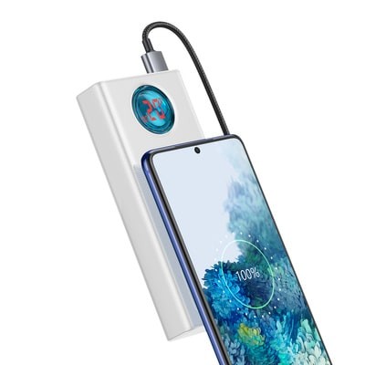Powerbank Baseus Amblight Overseas 30000mAh 65W | www.lightgear.gr