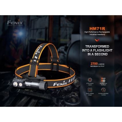 Φακός Κεφαλής Led Fenix HM71R | www.lightgear.gr