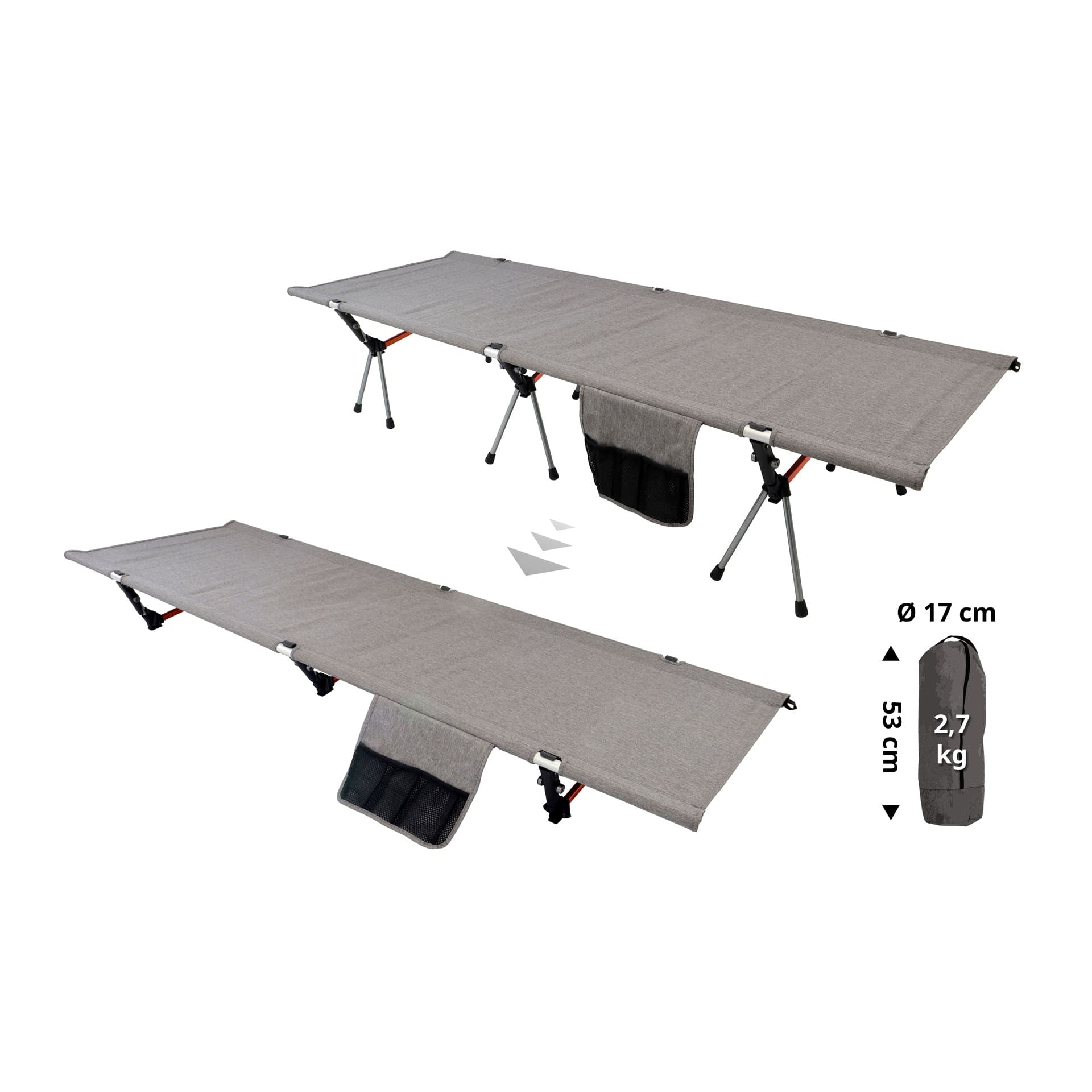 Ράντζο Basic Nature Camping Bed Lifted 190cm | www.lightgear.gr