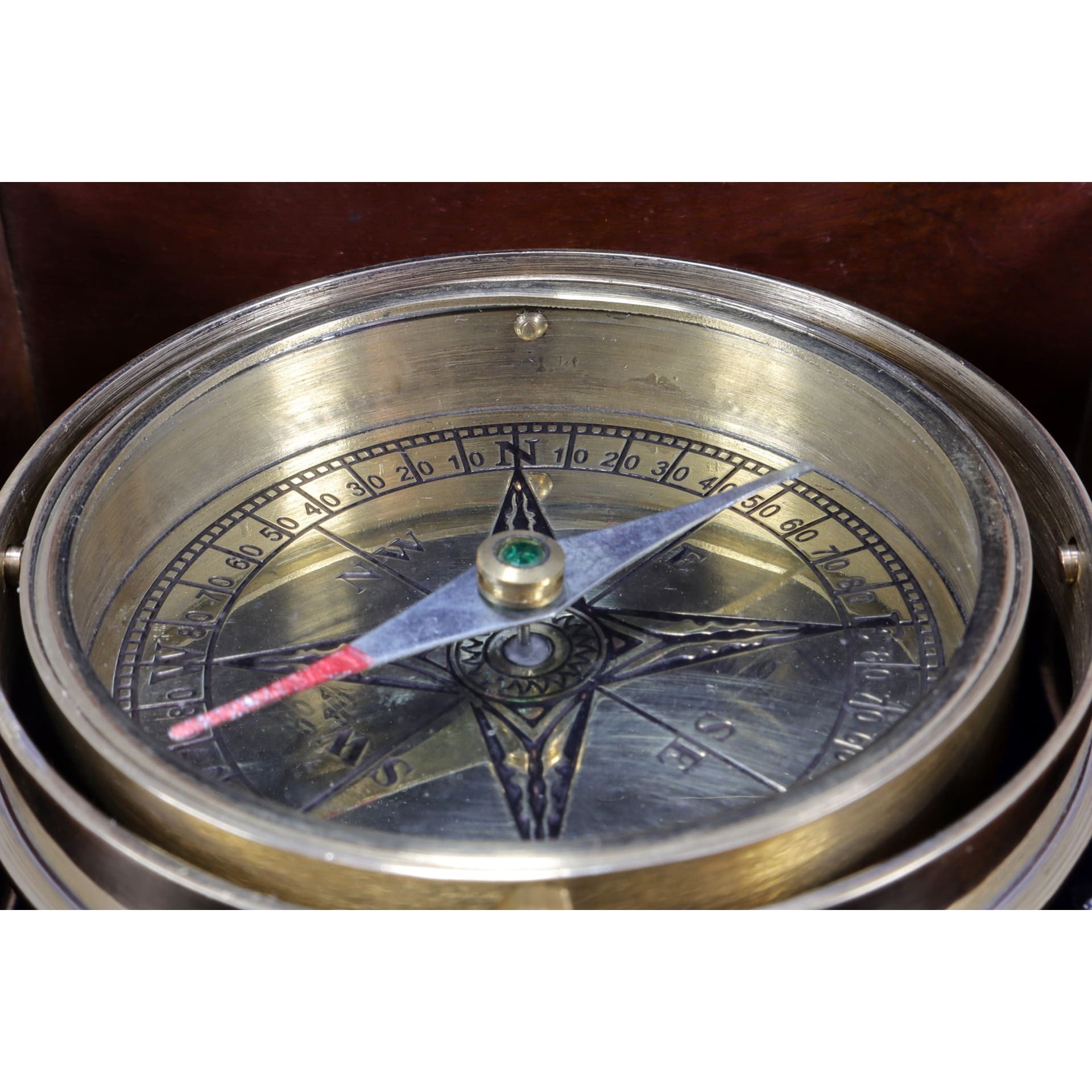Μπρούτζινη Πυξίδα Origin Outdoors Classic Desk Compass | www.lightgear.gr
