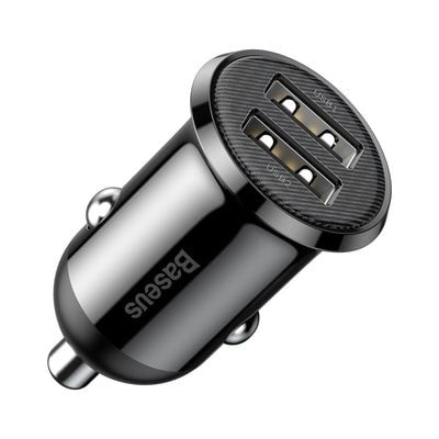 Φορτιστής Αυτοκινήτου Baseus Grain Pro Charger 2x USB 4.8 A | www.lightgear.gr