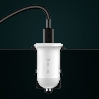 Φορτιστής Αυτοκινήτου Baseus Grain Pro Charger 2x USB 4.8 A | www.lightgear.gr