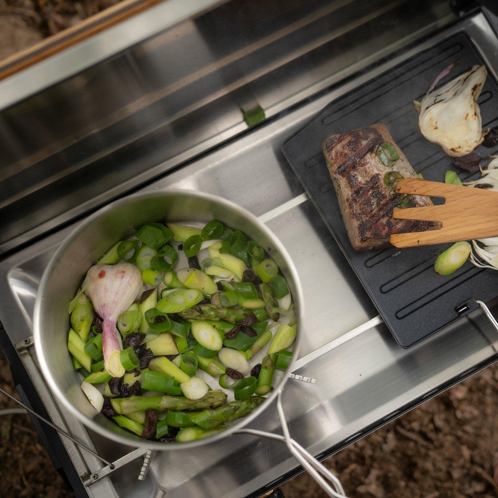 Πλάκα Ψησίματος με Σχάρα Primus Campfire | www.lightgear.gr