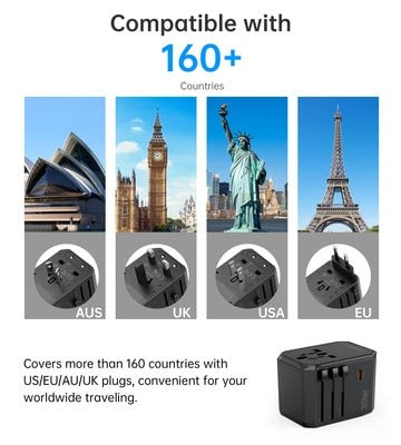 Αντάπτορας Ταξιδιού Choetech PD6041 30W Fast Charger | www.lightgear.gr