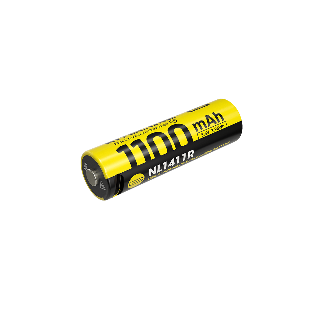 Επαναφορτιζόμενη Μπαταρία Nitecore NL1411R 1100mAh 3,6V | www.lightgear.gr