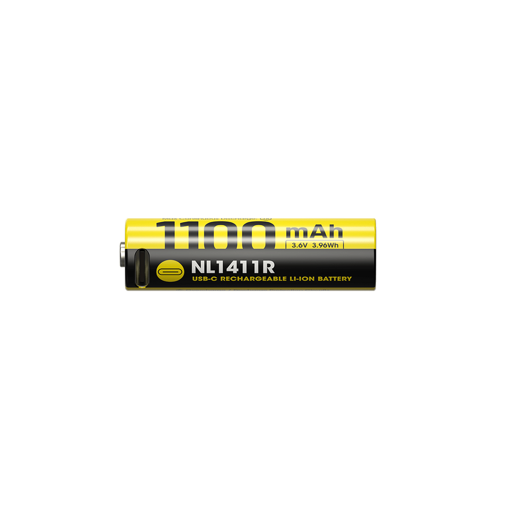 Επαναφορτιζόμενη Μπαταρία Nitecore NL1411R 1100mAh 3,6V | www.lightgear.gr
