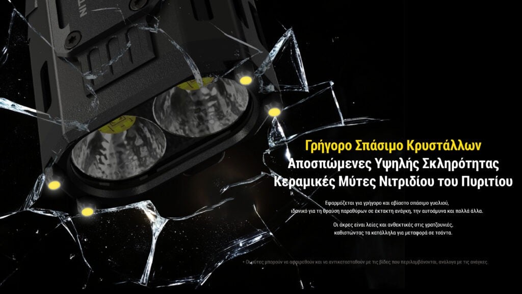 Επαναφορτιζόμενος Φακός Nitecore EDC37 | www.lightgear.gr