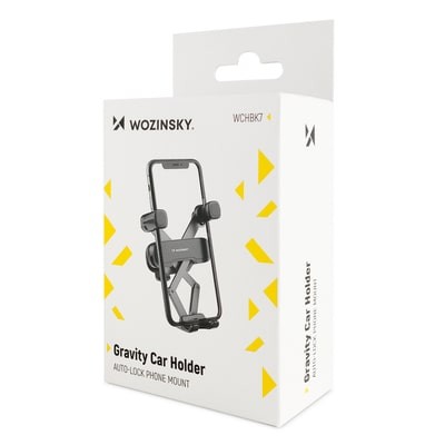 Βάση Κινητού Αυτοκινήτου Wozinksy WCHBK7 με Gravity Holder | www.lightgear.gr