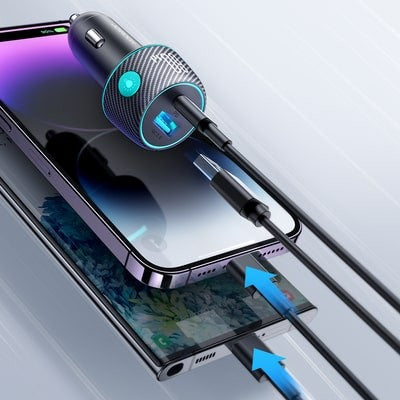 Φορτιστής Αυτοκινήτου Joyroom 60W USB+USB-C (JR-CCN01) | www.lightgear.gr