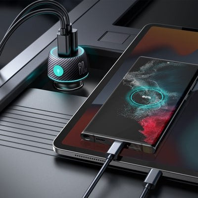 Φορτιστής Αυτοκινήτου Joyroom 60W USB+USB-C (JR-CCN01) | www.lightgear.gr