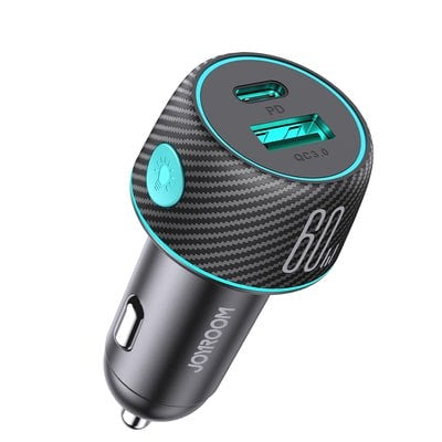 Φορτιστής Αυτοκινήτου Joyroom 60W USB+USB-C (JR-CCN01) | www.lightgear.gr