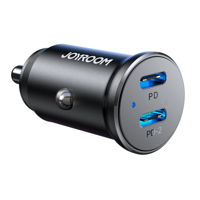 Φορτιστής Αυτοκινήτου Joyroom 30W 2x USB-C (JR-CCN06) | www.lightgear.gr