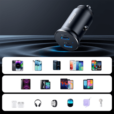 Φορτιστής Αυτοκινήτου Joyroom 30W 2x USB-C (JR-CCN06) | www.lightgear.gr