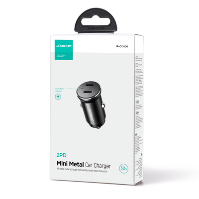 Φορτιστής Αυτοκινήτου Joyroom 30W 2x USB-C (JR-CCN06) | www.lightgear.gr