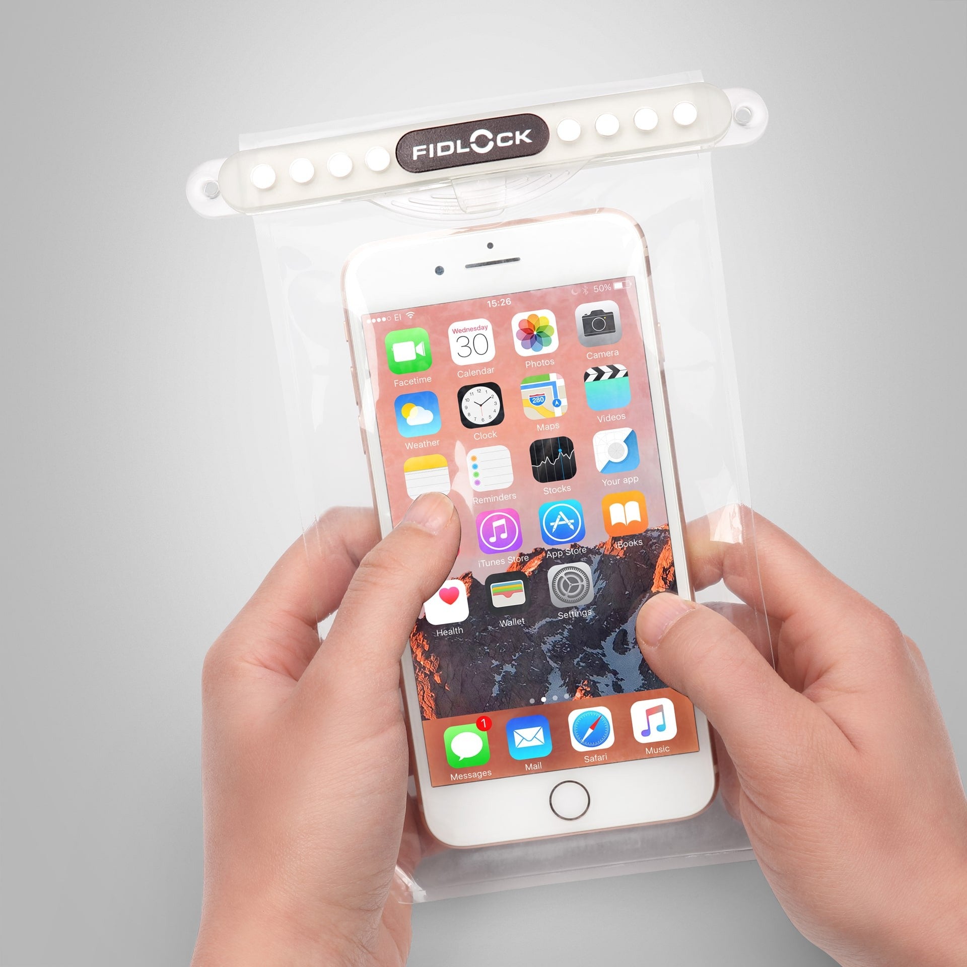 Αδιάβροχο Σακουλάκι Fidlock Medium Διαφανές | www.lightgear.gr