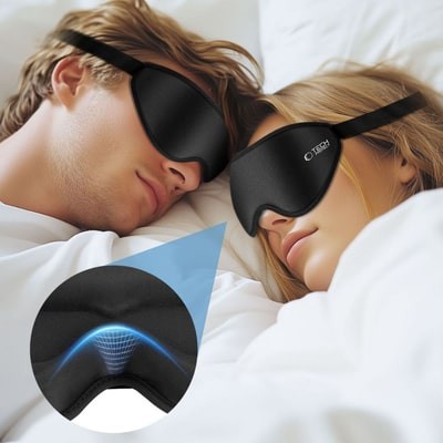 Μάσκα Ύπνου Tech-Protect με Memory Foam | www.lightgear.gr