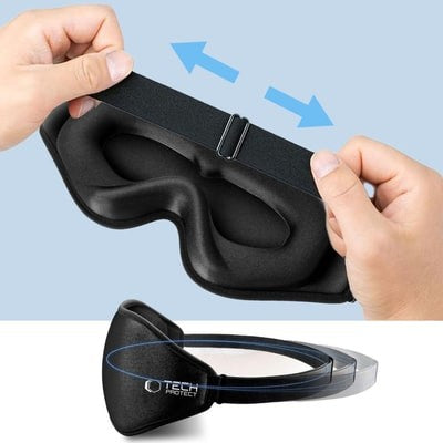 Μάσκα Ύπνου Tech-Protect με Memory Foam | www.lightgear.gr