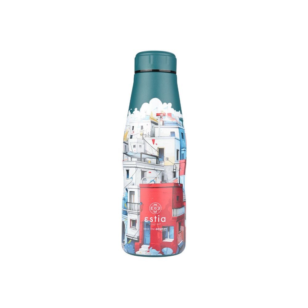 Ανοξείδωτο Μπουκάλι Θερμός Estia Save the Aegean 500ml | www.lightgear.gr