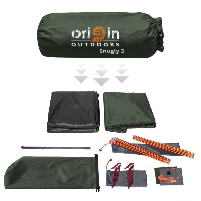 Σκηνή Origin Outdoors Snugly 3 | www.lightgear.gr