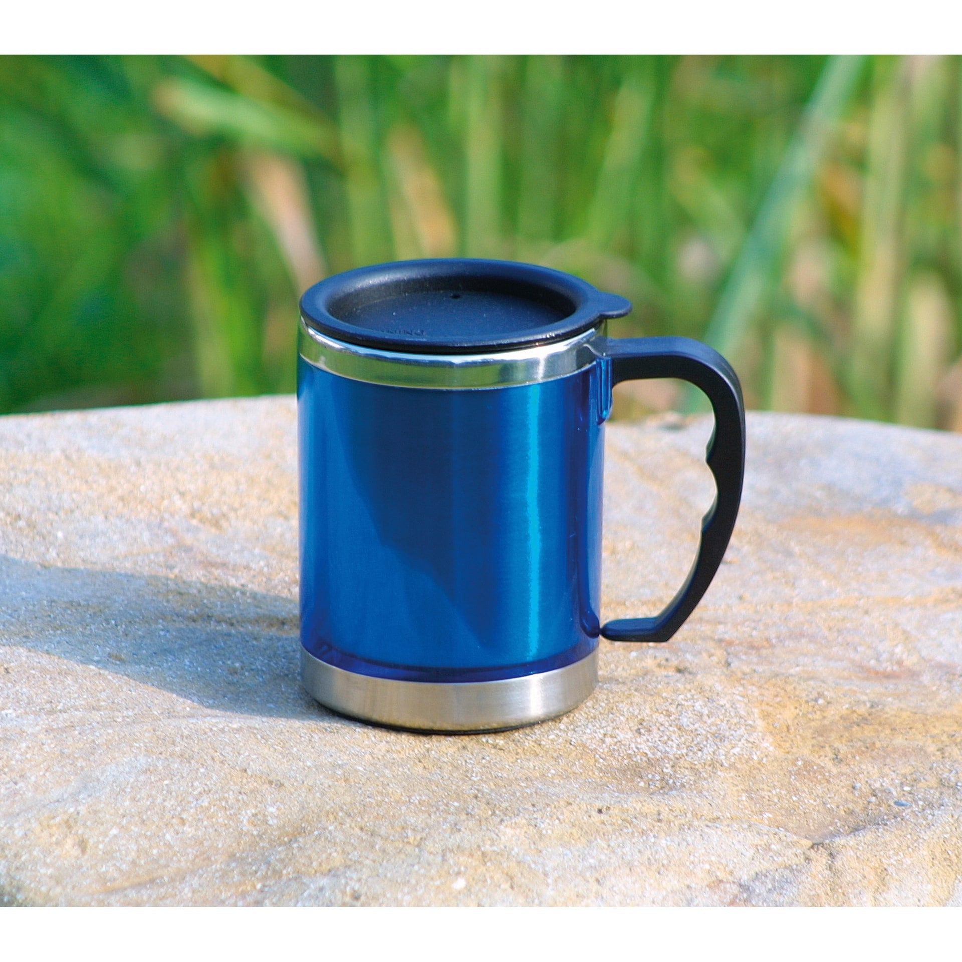 Ανοξείδωτη Κούπα Θερμός Basic Nature Mug 420ml Μπλε | www.lightgear.gr