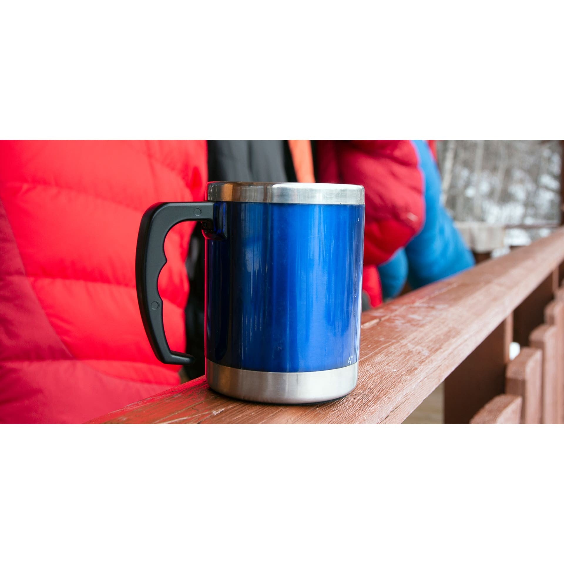 Ανοξείδωτη Κούπα Θερμός Basic Nature Mug 420ml Μπλε | www.lightgear.gr
