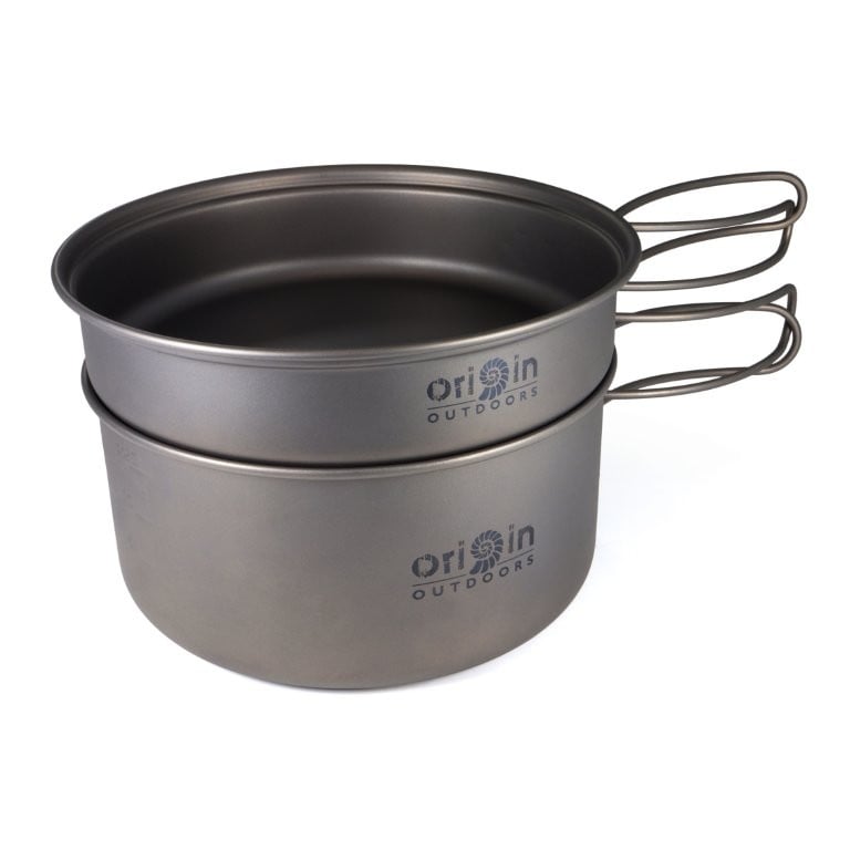 Σετ Μαγειρέματος Camping Τιτανίου Origin Outdoors 1lt | www.lightgear.gr