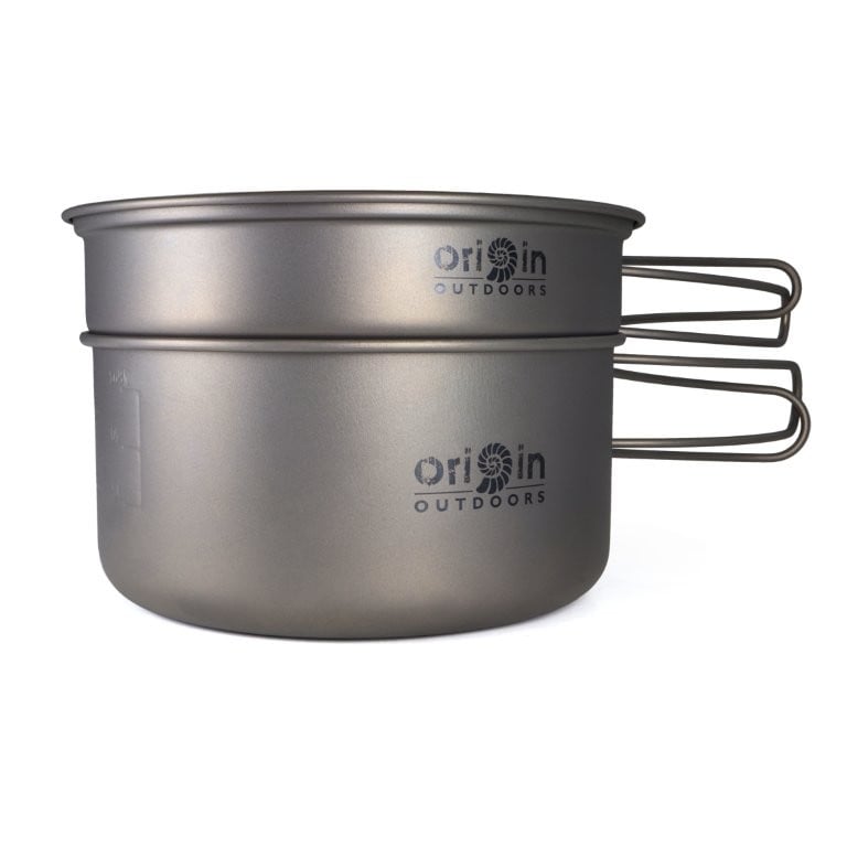 Σετ Μαγειρέματος Camping Τιτανίου Origin Outdoors 1lt | www.lightgear.gr
