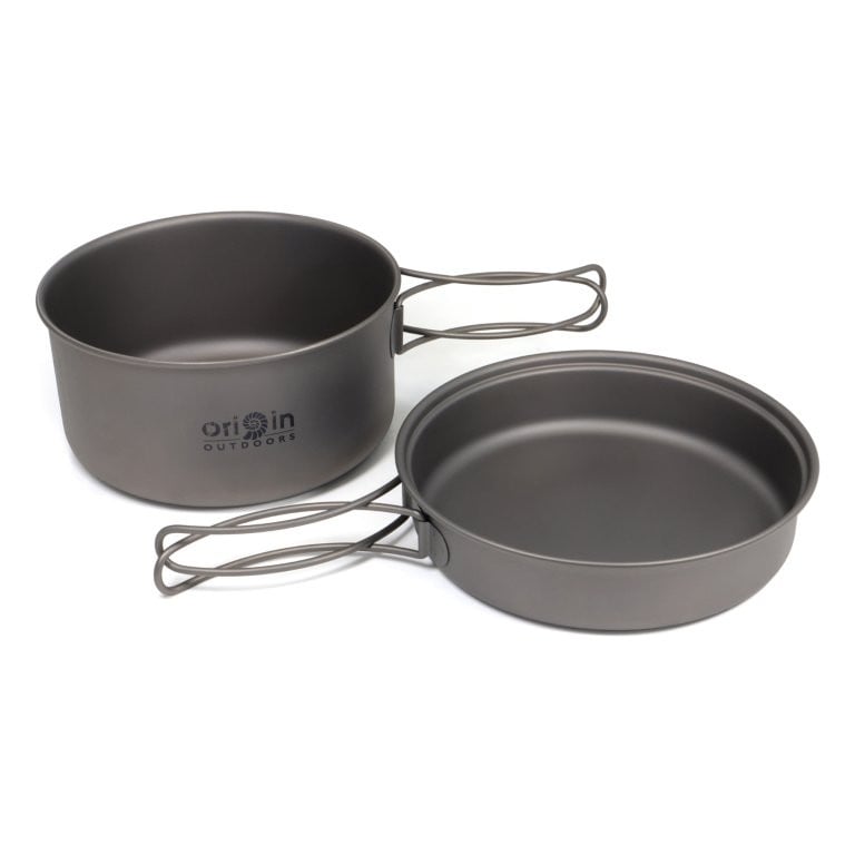 Σετ Μαγειρέματος Camping Τιτανίου Origin Outdoors 1lt | www.lightgear.gr
