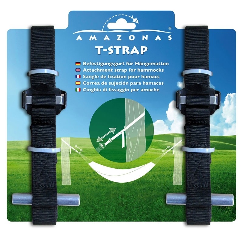 Ιμάντες Στήριξης Αιώρας T-Strap Amazonas 2τεμ | www.lightgear.gr