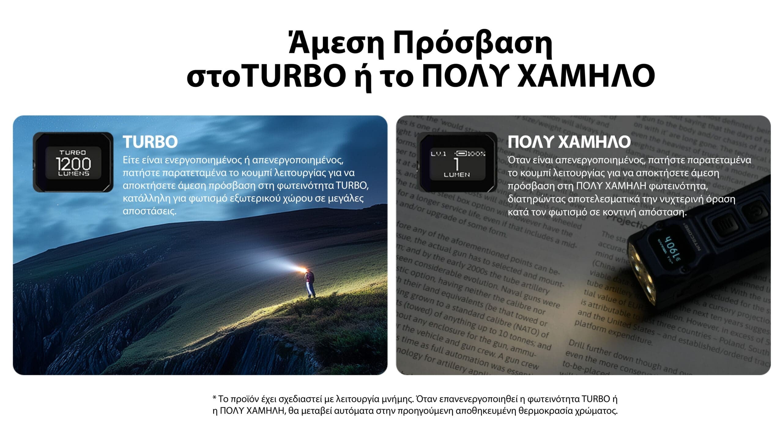 Φακός Nitecore LED TUP2 | www.lightgear.gr