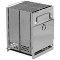 Πτυσσόμενη Εστία Μικρή Rocket Stove Inox Fox Outdoor | www.lightgear.gr