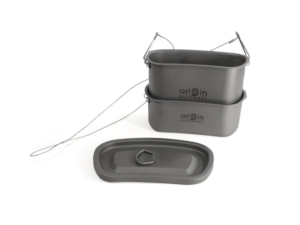Σετ Δοχείων Φαγητού Τιτανίου Origin Outdoors 2τεμ | www.lightgear.gr