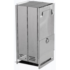 Πτυσσόμενη Εστία Μεγάλη Rocket Stove Inox Fox Outdoor | www.lightgear.gr