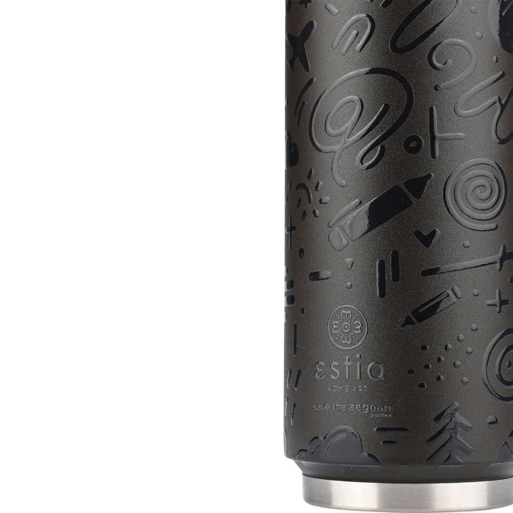 Ανοξείδωτο Θερμός με Καλαμάκι Estia Save the Aegean 500ml | www.lightgear.gr