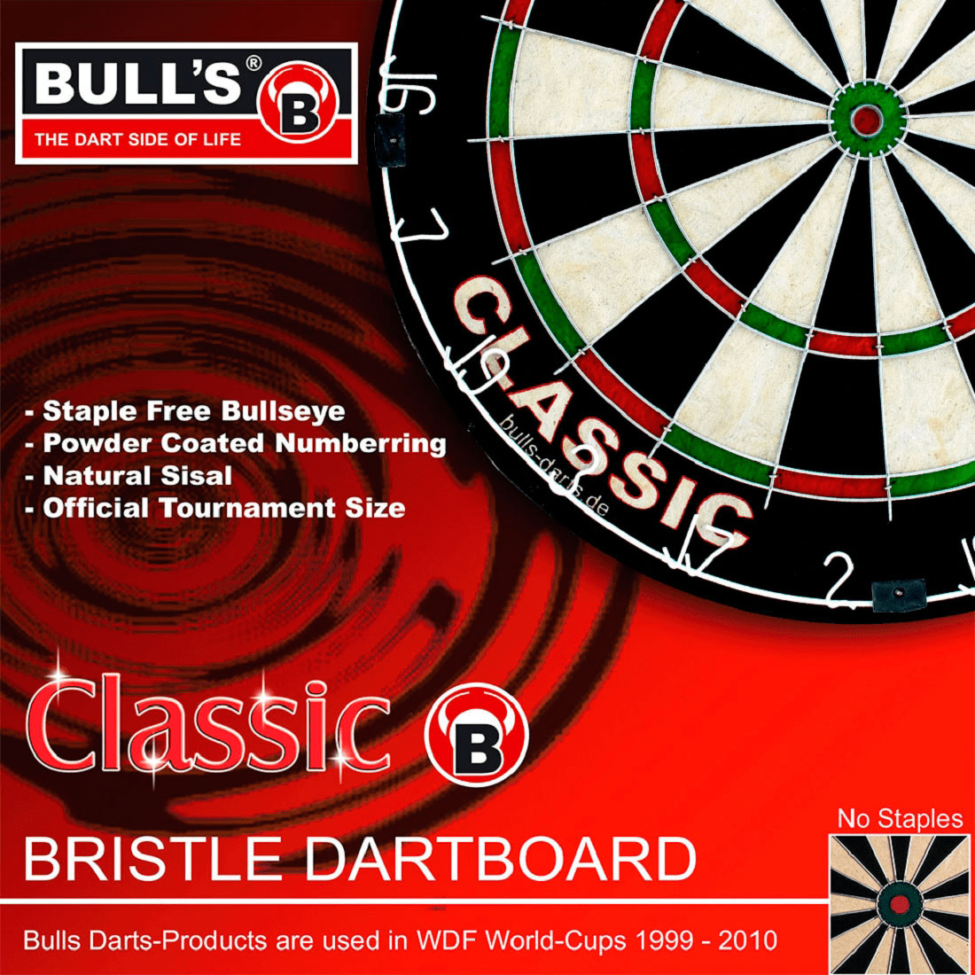 Στόχος Dart Bull's Classic Bristle Dart Board | www.lightgear.gr