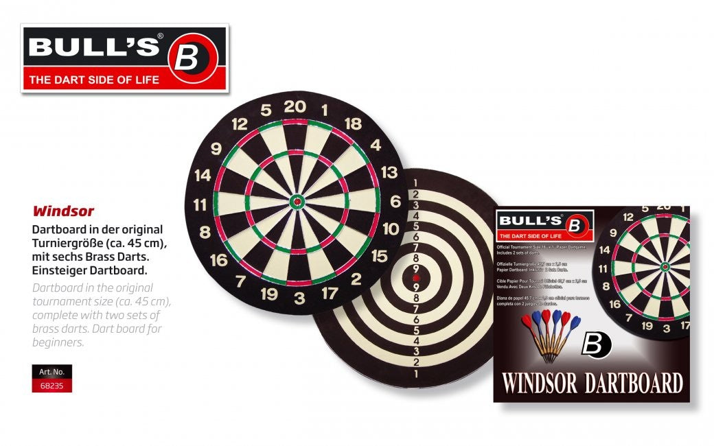Στόχος Dart Bull's Windsor Paper Dartboard | www.lightgear.gr