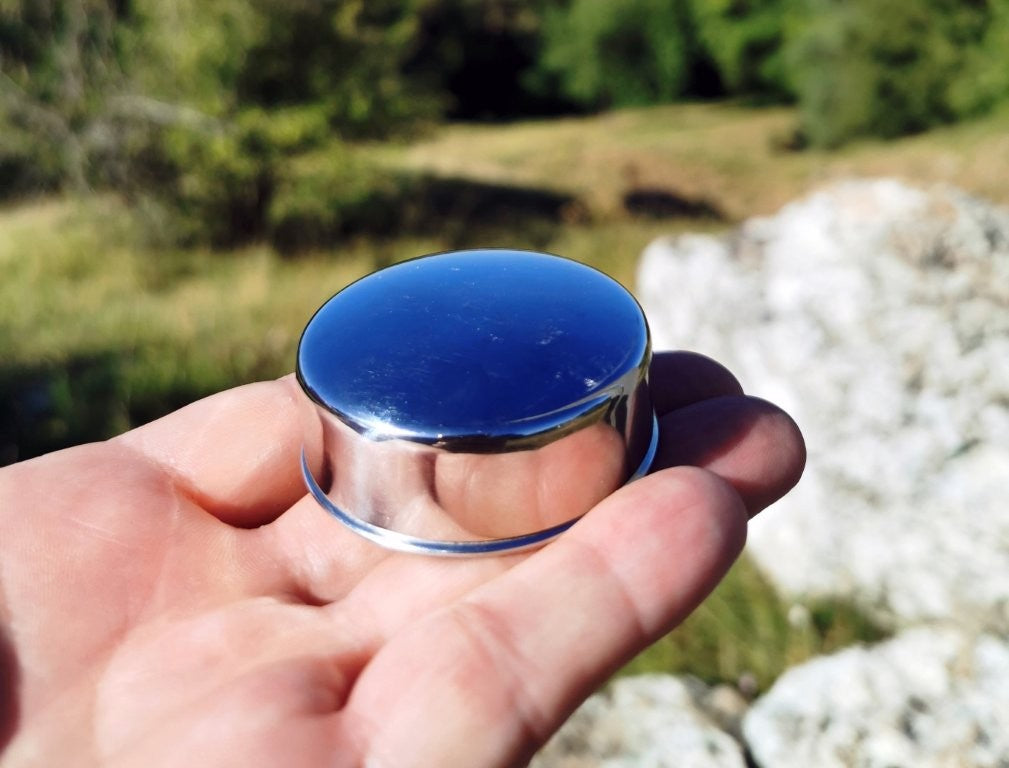 Ποτήρι Πτυσσόμενο Ανοξείδωτο Basic Nature 75ml | www.lightgear.gr