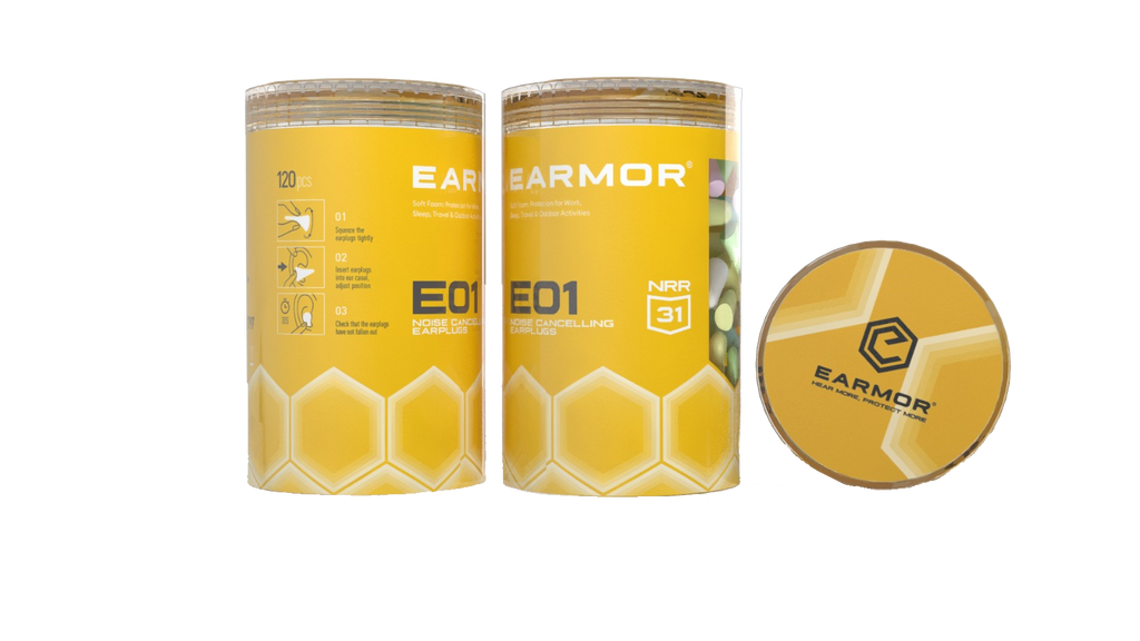 Ωτοασπίδες Earmor E01 Βύσμα Αφρώδους Υλικού Διάφορα Χρώματα (κουτί 120 Τεμ.) | www.lightgear.gr