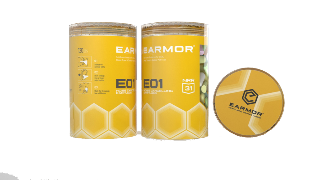 Ωτοασπίδες Earmor E01 Βύσμα Αφρώδους Υλικού Διάφορα Χρώματα (κουτί 120 Τεμ.) | www.lightgear.gr