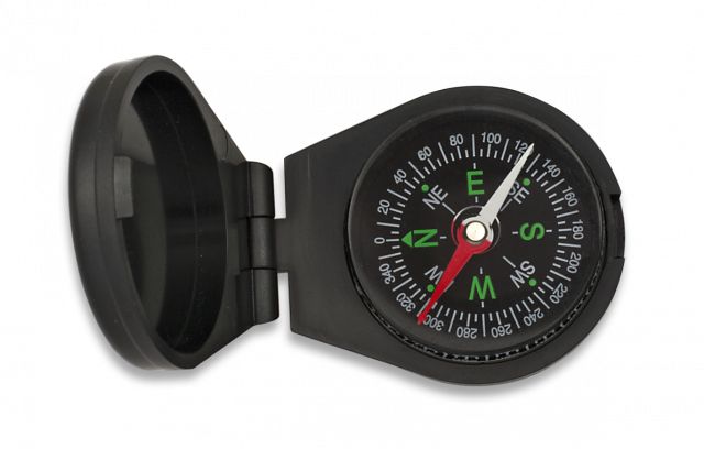 Πυξίδα Albainox Oil Filled Fiber Compass With Flap Black 33142 | www.lightgear.gr