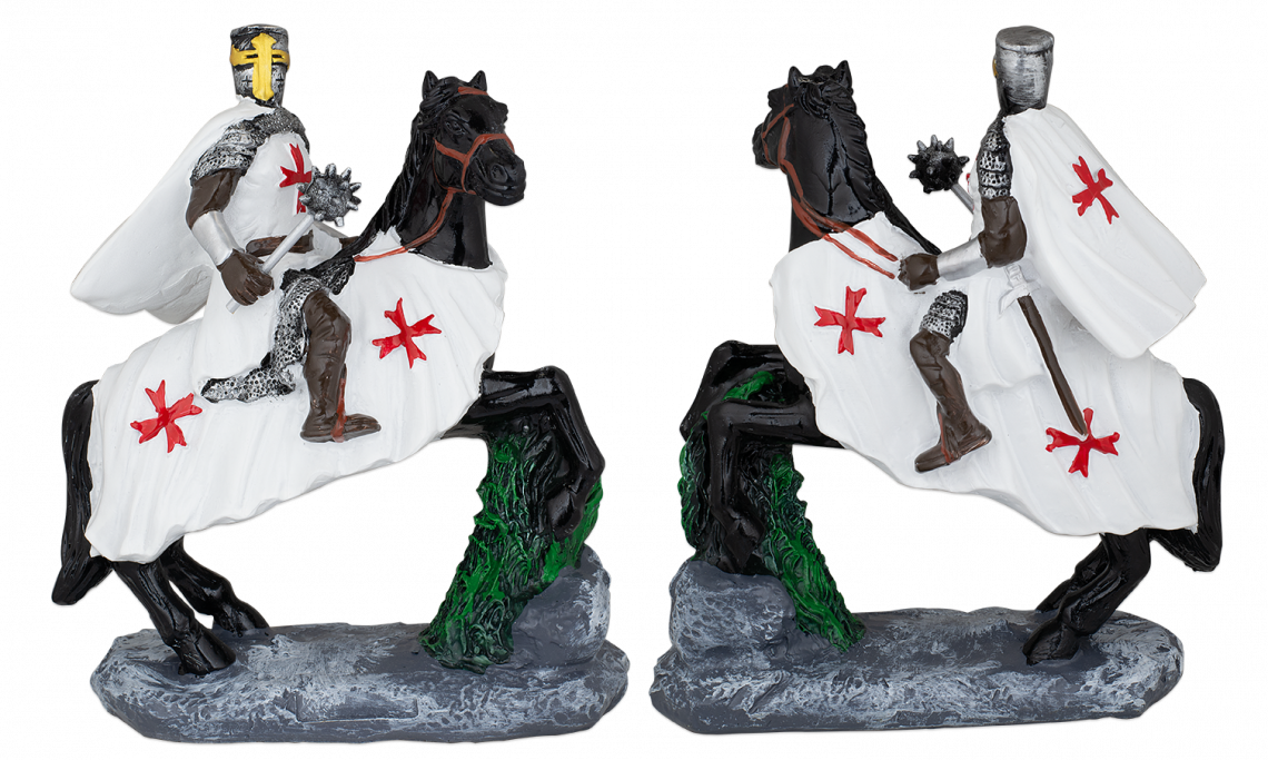 Φιγούρα Tole10 Black Horse-white Templar. Morning Star 12cm 39580 | www.lightgear.gr